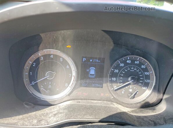 KMHRC8A39NU186946 2022 HYUNDAI VENUE Red Вид щитка приладів