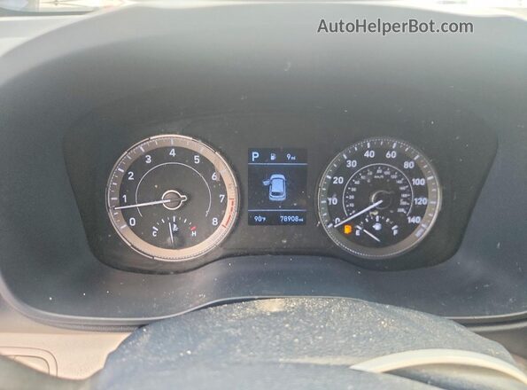 KMHRC8A39NU193461 2022 HYUNDAI VENUE Blue Вид щитка приладів