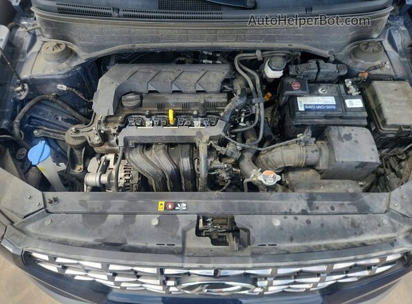 KMHRC8A39NU193461 2022 HYUNDAI VENUE Blue Вид підкапотного простору