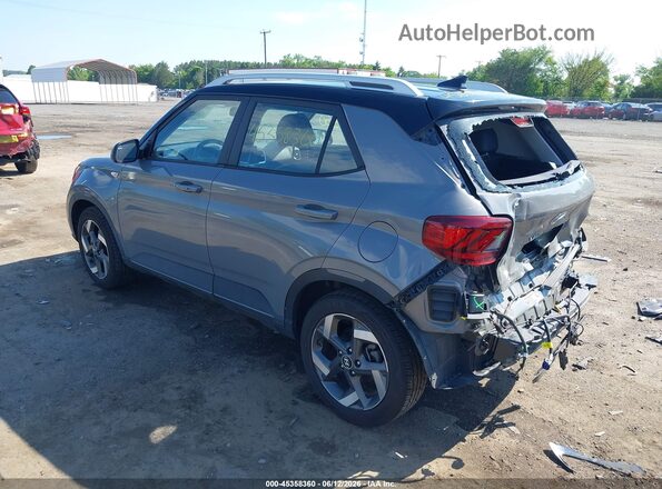 KMHRC8A39NU207892 2022 HYUNDAI VENUE Gray Rear left