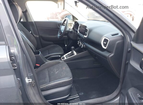 KMHRC8A39PU262877 2023 HYUNDAI VENUE Gray Front interior view