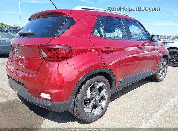 KMHRC8A39SU362941 2025 HYUNDAI VENUE Red Задня права чверть