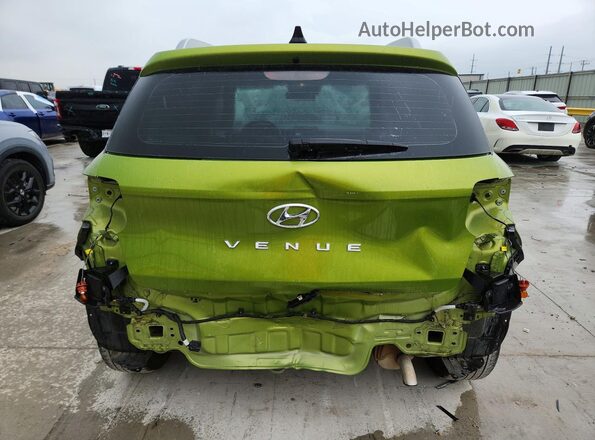 KMHRC8A3XMU078317 2021 HYUNDAI VENUE Green Rear view