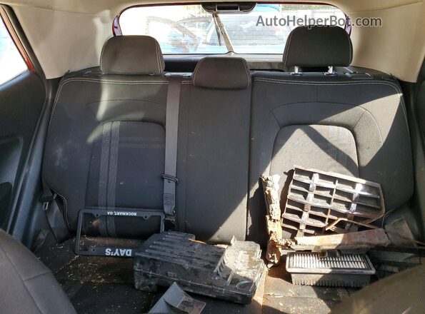 KMHRC8A3XMU114216 2021 HYUNDAI VENUE Красный Вид задних сидений