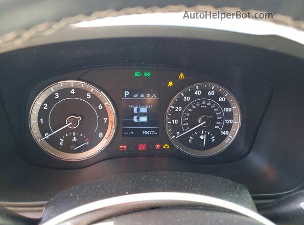 KMHRC8A3XMU114216 2021 HYUNDAI VENUE Красный Вид щитка приборов