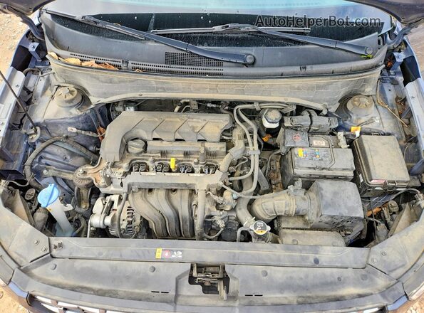 KMHRC8A3XNU169685 2022 HYUNDAI VENUE Blue Widok komory silnika