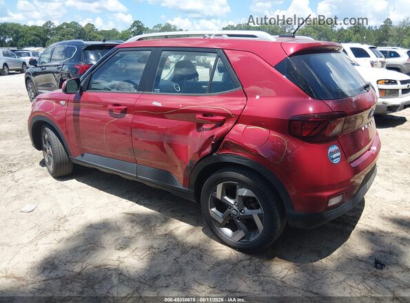 KMHRC8A3XPU220167 2023 HYUNDAI VENUE Red უკანა მარცხენა