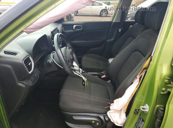 KMHRC8A3XPU241486 2023 HYUNDAI VENUE Green Widok wnętrza z przodu