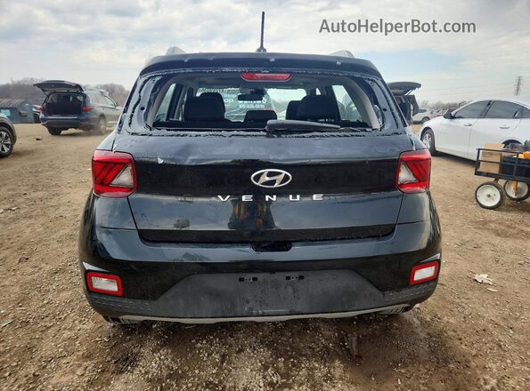 KMHRC8A3XRU330039 2024 HYUNDAI VENUE Black Widok z tyłu