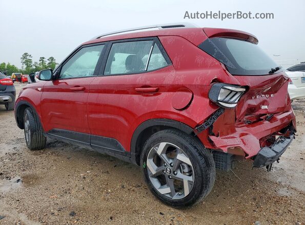 KMHRC8A3XRU332096 2024 HYUNDAI VENUE Бордовый Задняя левая четверть