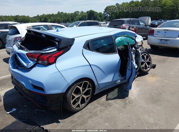 KMHT36AH1KU001032 2019 HYUNDAI VELOSTER Blue Tył prawy