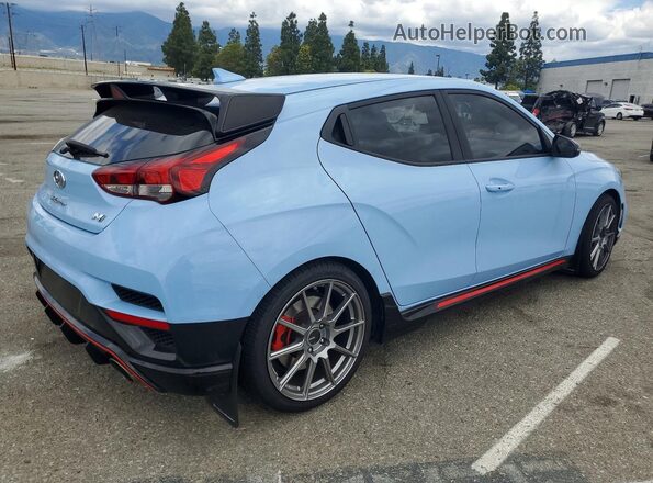 KMHT36AH1MU009523 2021 HYUNDAI VELOSTER Blue Հետևի աջ