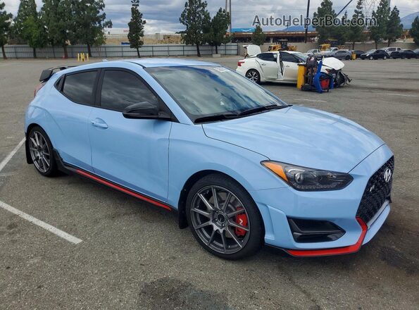 KMHT36AH1MU009523 2021 HYUNDAI VELOSTER Blue Առջևի աջ