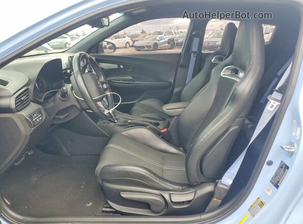 KMHT36AH1MU009523 2021 HYUNDAI VELOSTER Blue Սալոնի դիմացի տեսք
