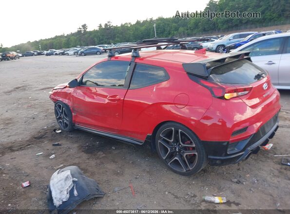 KMHT36AH1NU013931 2022 HYUNDAI VELOSTER N Red Rear left