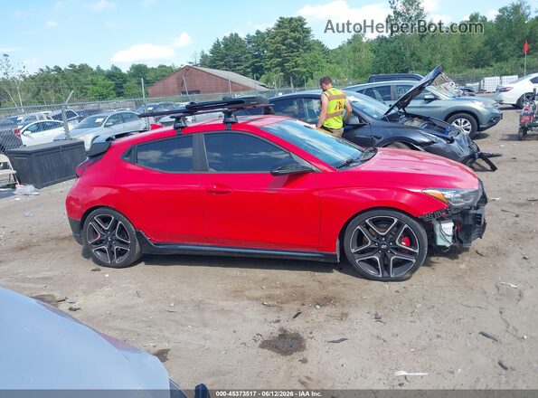 KMHT36AH1NU013931 2022 HYUNDAI VELOSTER N Red Instrument cluster view