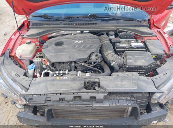 KMHT36AH1NU013931 2022 HYUNDAI VELOSTER N Red Rear view
