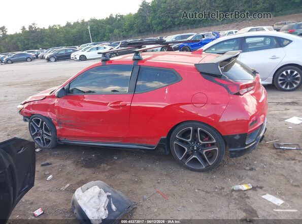 KMHT36AH1NU013931 2022 HYUNDAI VELOSTER N Red Rear interior view