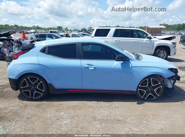 KMHT36AH1NU015534 2022 HYUNDAI VELOSTER N Light Blue სალონის 360-გრადუსიანი ხედი