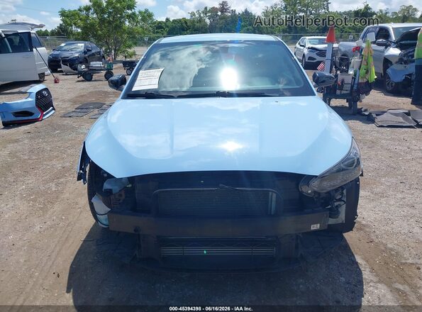 KMHT36AH1NU015534 2022 HYUNDAI VELOSTER N Light Blue უკანა სალონის ხედი