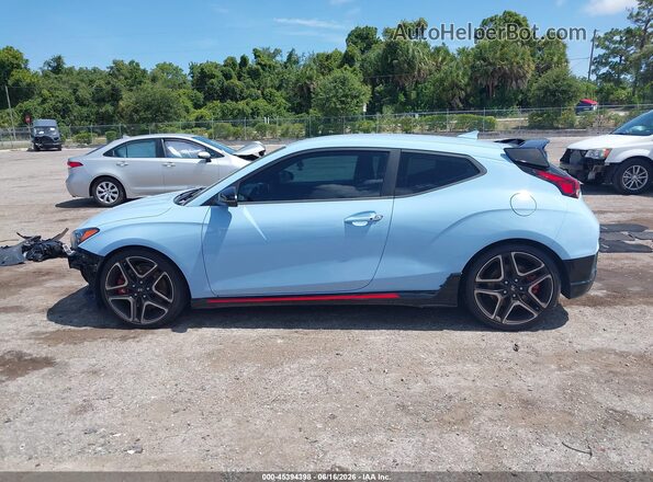 KMHT36AH1NU015534 2022 HYUNDAI VELOSTER N Light Blue 