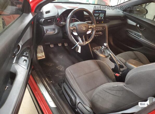 KMHT36AH3KU002361 2019 HYUNDAI VELOSTER Red Առջևի վահանակի տեսք