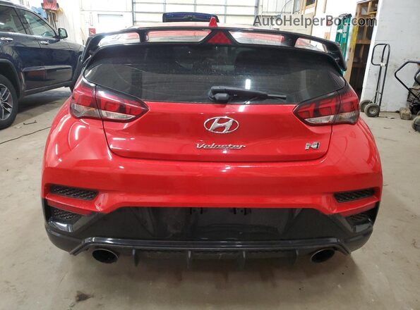KMHT36AH3KU002361 2019 HYUNDAI VELOSTER Red Հետևի տեսք