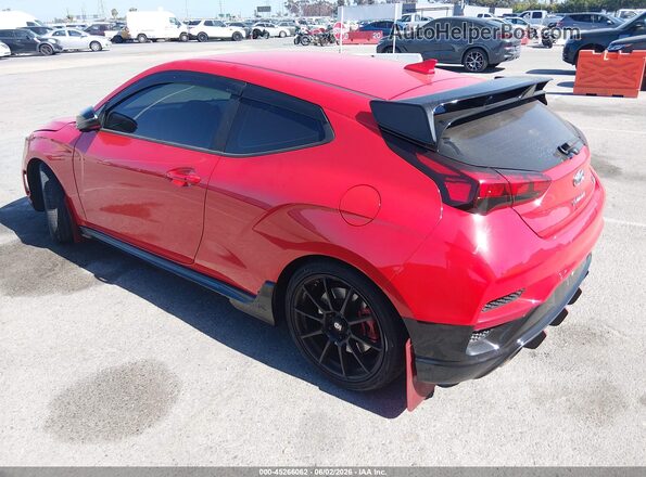 KMHT36AH6LU007457 2020 HYUNDAI VELOSTER N Red Trasero izquierdo