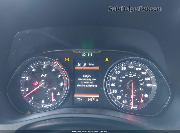 KMHT36AH7LU004034 2020 HYUNDAI VELOSTER N Black Vista de los asientos traseros