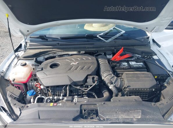 KMHT36AH8MU010443 2021 HYUNDAI VELOSTER N White Widok z tyłu