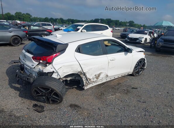 KMHT36AH8MU010443 2021 HYUNDAI VELOSTER N White Tył prawy