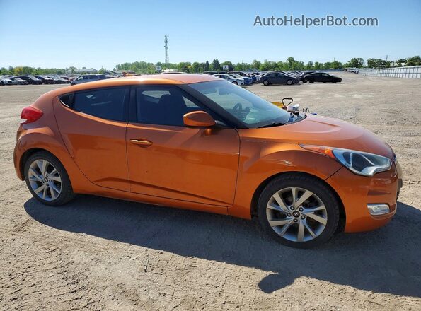 KMHTC6AD0GU266383 2016 HYUNDAI VELOSTER Orange Przód prawy