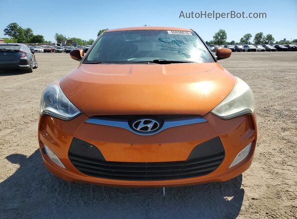 KMHTC6AD0GU266383 2016 HYUNDAI VELOSTER Orange Widok z przodu