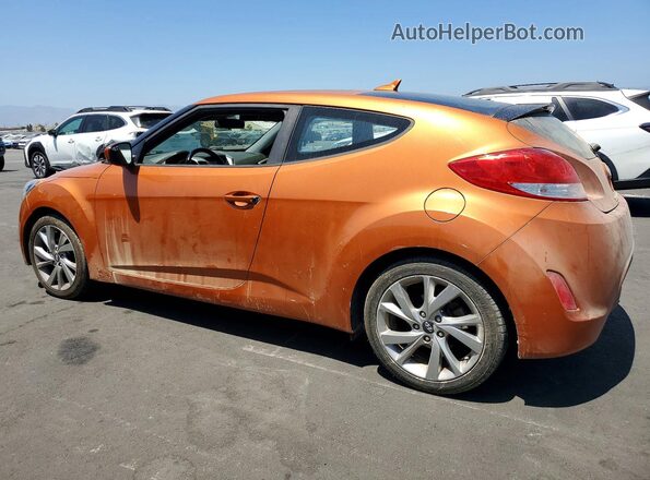 KMHTC6AD0HU306303 2017 HYUNDAI VELOSTER Orange Trasero izquierdo