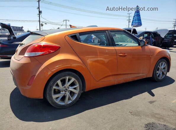 KMHTC6AD0HU306303 2017 HYUNDAI VELOSTER Orange Trasero derecho