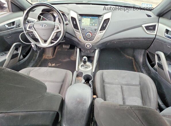 KMHTC6AD0HU317818 2017 HYUNDAI VELOSTER Silver Widok deski rozdzielczej