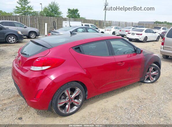 KMHTC6AD0HU321769 2017 HYUNDAI VELOSTER Red უკანა მარჯვენა