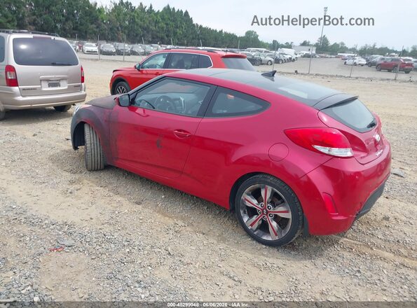 KMHTC6AD0HU321769 2017 HYUNDAI VELOSTER Red უკანა მარცხენა