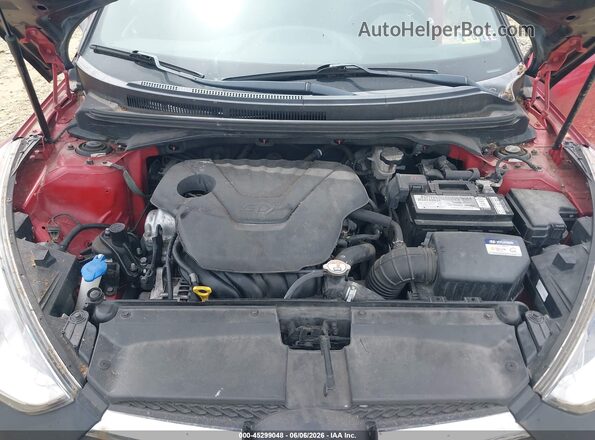 KMHTC6AD0HU321769 2017 HYUNDAI VELOSTER Red უკანა ხედი