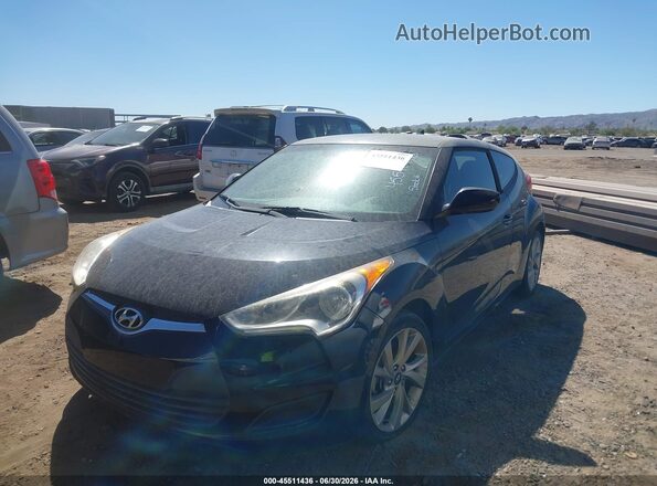 KMHTC6AD1GU291499 2016 HYUNDAI VELOSTER Black Передня ліва чверть
