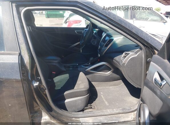 KMHTC6AD1GU291499 2016 HYUNDAI VELOSTER Black Вид салону спереду