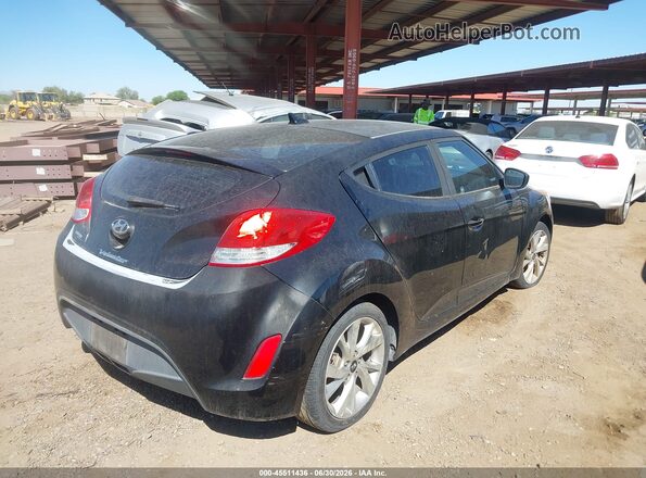 KMHTC6AD1GU291499 2016 HYUNDAI VELOSTER Black Задня права чверть
