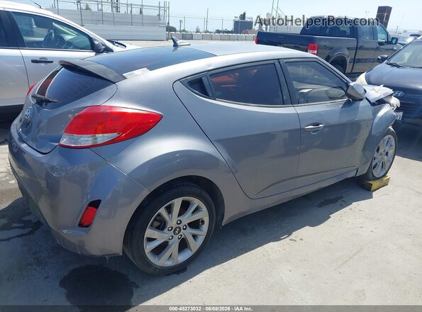 KMHTC6AD1HU307394 2017 HYUNDAI VELOSTER Gray Հետևի աջ