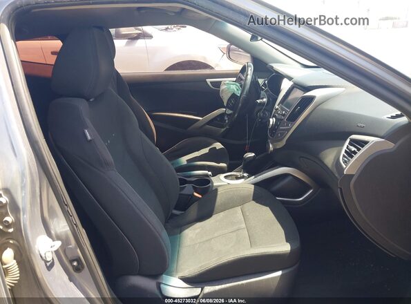 KMHTC6AD1HU307394 2017 HYUNDAI VELOSTER Gray Սալոնի դիմացի տեսք