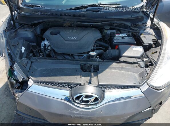 KMHTC6AD1HU307394 2017 HYUNDAI VELOSTER Gray Հետևի տեսք