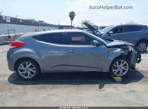KMHTC6AD1HU307394 2017 HYUNDAI VELOSTER Gray Սալոնի հետևի տեսք