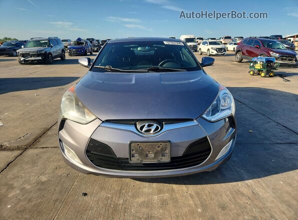 KMHTC6AD1HU314443 2017 HYUNDAI VELOSTER Gray 