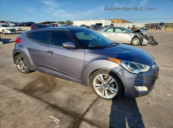 KMHTC6AD1HU314443 2017 HYUNDAI VELOSTER Gray 