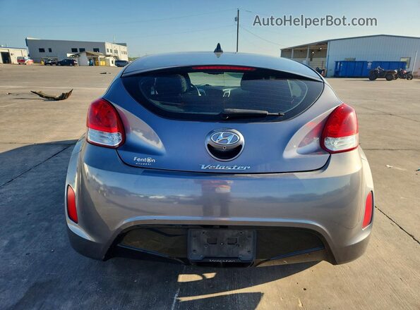 KMHTC6AD1HU314443 2017 HYUNDAI VELOSTER Gray 