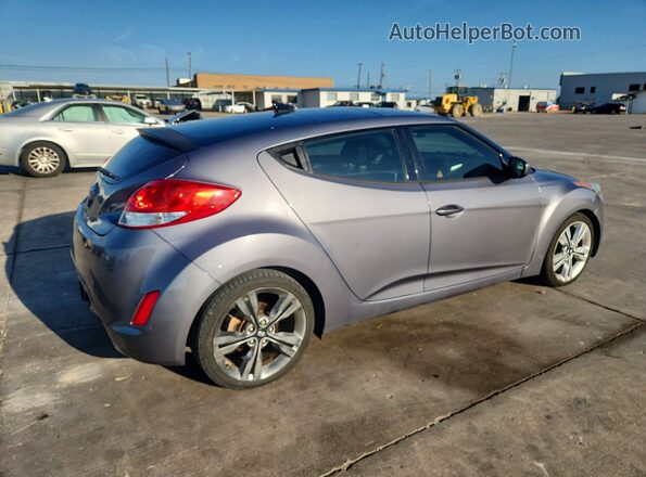 KMHTC6AD1HU314443 2017 HYUNDAI VELOSTER Gray 